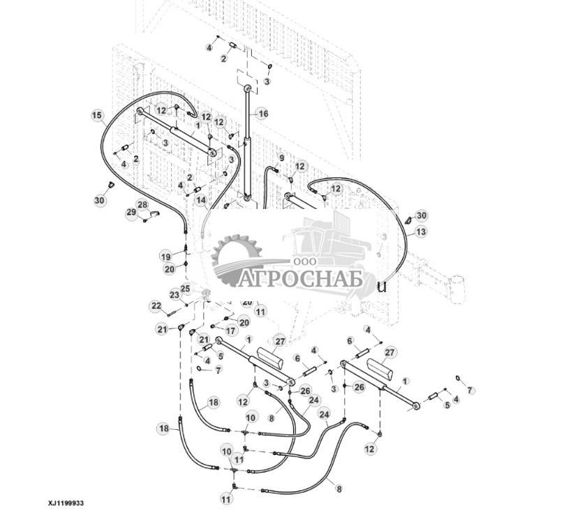 Headboard Hydraulic Lines, VLS ( - XXXXXX) - ST776160 129.jpg